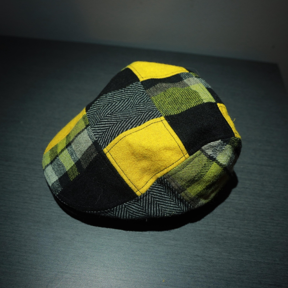 Plaid Patchwork Cap - image 1